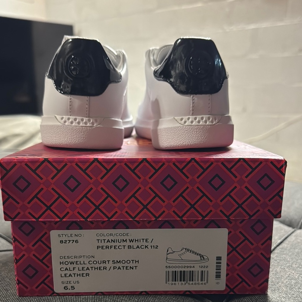 Tory Burch White Sneakers - Picture 2 of 6